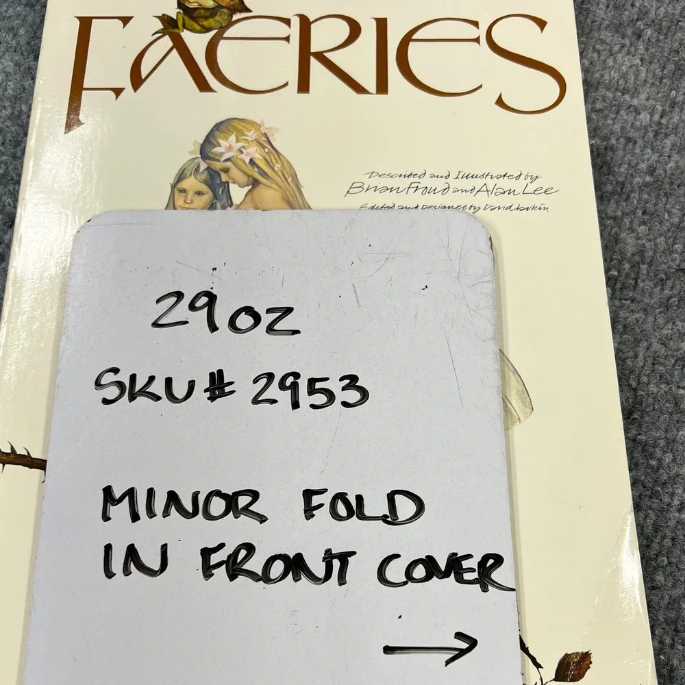 Harry N. Abrams Faeries Paper Back Book 1978 Brian Froud Alan Lee Fantasy Art
